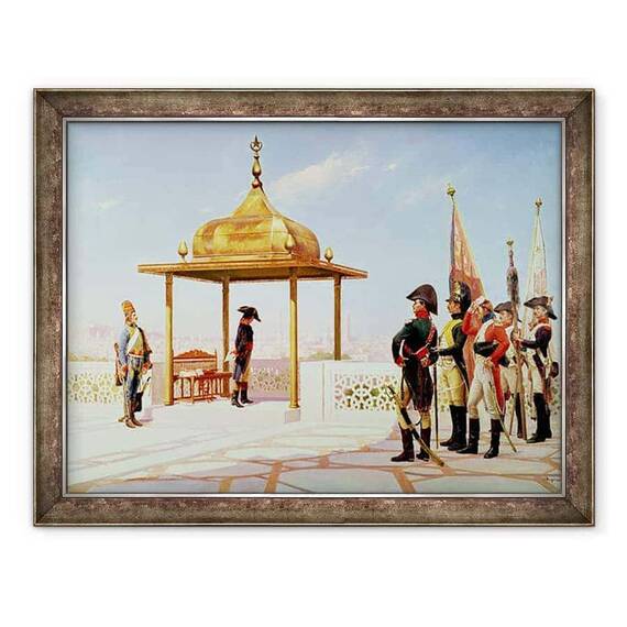 Tablou inramat - Gustave Bourgain - Napoleon in Cairo - - Roveli