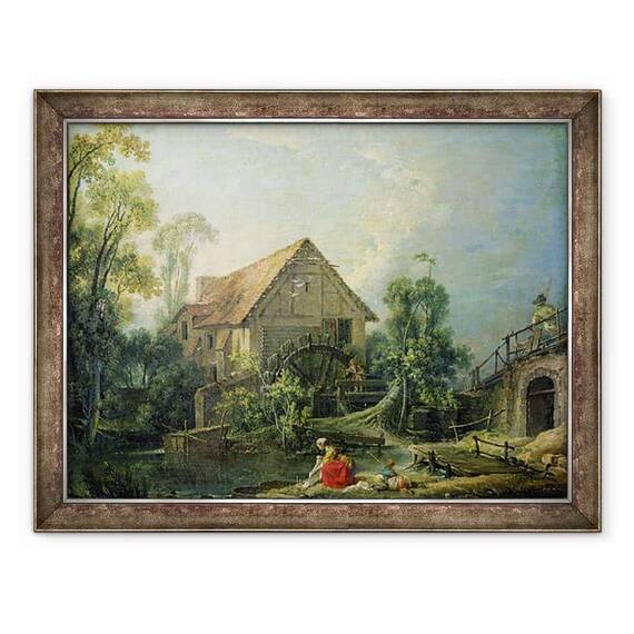 Tablou inramat - Francois Boucher - Moara - - Roveli
