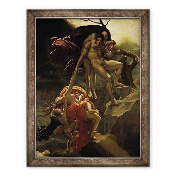 Tablou inramat - Anne Louis Girodet de Roucy-Trioson - Potopul - - Roveli
