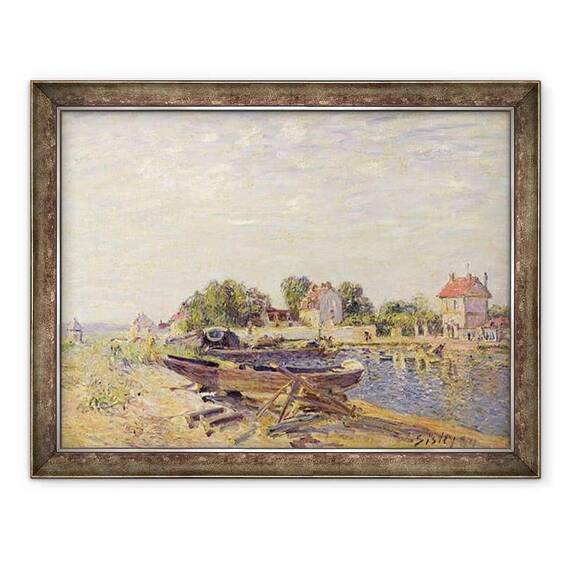 Tablou inramat - Alfred Sisley - Loing la Saint-Mammes - - Roveli
