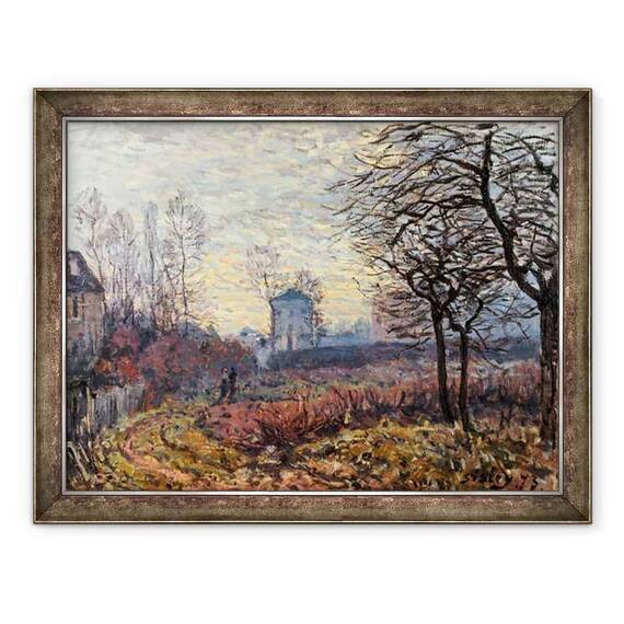 Tablou inramat - Alfred Sisley - Peisaj langa Louveciennes - - Roveli