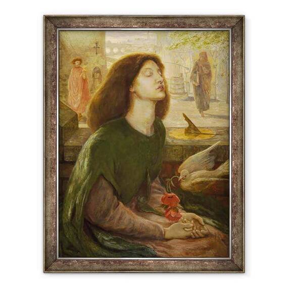 Tablou inramat - Dante Gabriel Charles Rossetti - Beata Beatrix - - Roveli