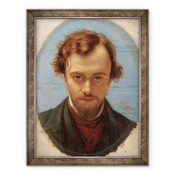 Tablou inramat - William Holman Hunt - Portrait of Dante Gabriel Rossetti - - Roveli