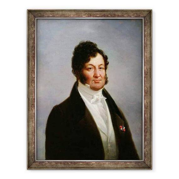 Tablou inramat - Pierre Roch Vigneron - Portretul lui Louis-Philippe 1773-1850 Regele Frantei - - Roveli