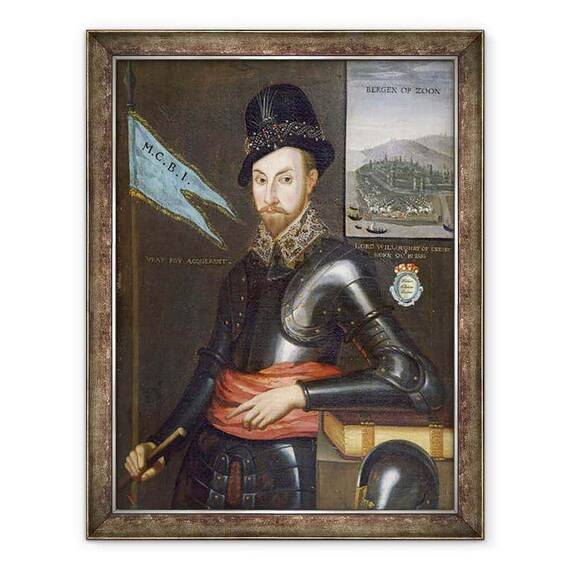 Tablou inramat - scoala engleza - Portret De Peregrine Bertie - - Roveli