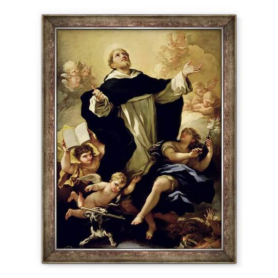 Tablou inramat - Luca Giordano - St. Dominic - - Roveli