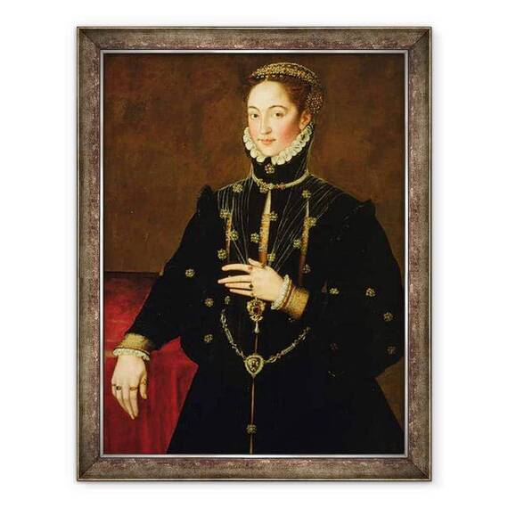 Tablou inramat - Anthonis van Dashorst Mor - Marchiza de Las Navas - - Roveli