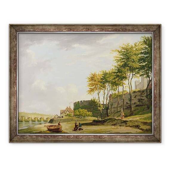 Tablou inramat - Francis Wheatley - Medway la Rochester - - Roveli