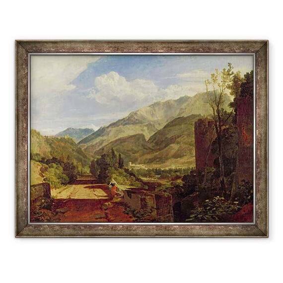 Tablou inramat - Joseph Mallord William Turner - Chateau de St. Michael, Bonneville, Savoy - - Roveli