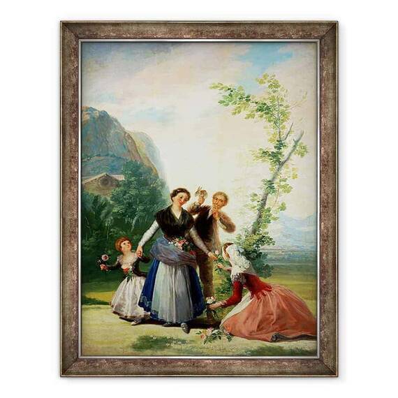 Tablou inramat - Francisco Jose de Goya y Lucientes - Florarii sau Primavara - - Roveli