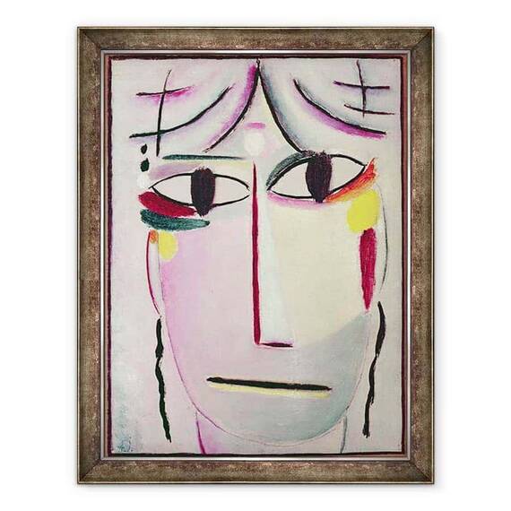 Tablou inramat - Alexej von Jawlensky - Fata Mantuitorului - - Roveli