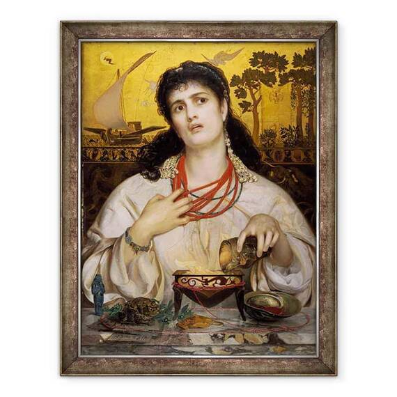 Tablou inramat - Anthony Frederick Augustus Sandys - Medea - - Roveli