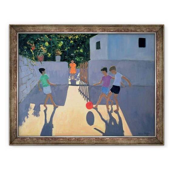Tablou inramat - Andrew Macara - Fotbalisti, Kos - - Roveli