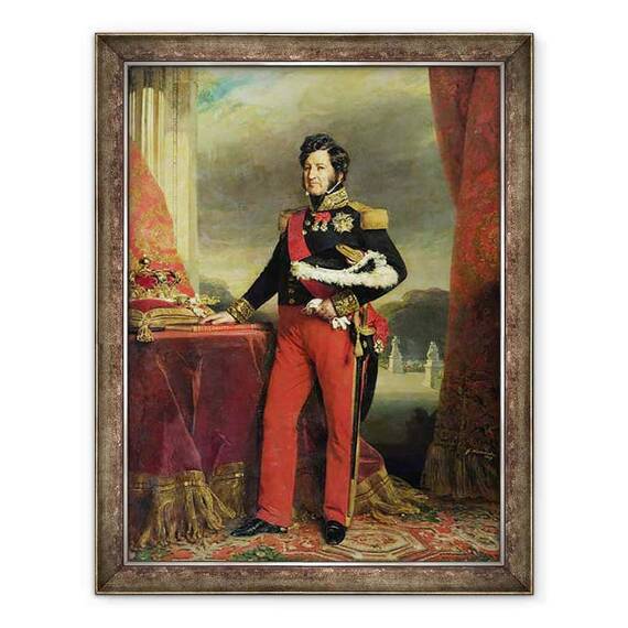 Tablou inramat - Franz Xaver Winterhalter - Louis-Philippe I 1773-1850 - - Roveli