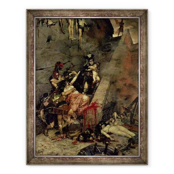 Tablou inramat - Georges Marie Rochegrosse - Andromaca - - Roveli