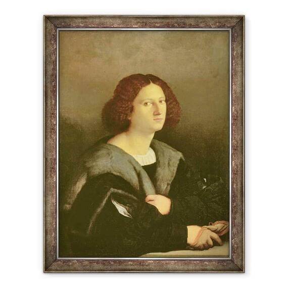 Tablou inramat - Jacopo Palma - Portretul unui barbat - - Roveli