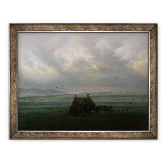 Tablou inramat - Caspar David Friedrich - Vafa de ceata - - Roveli