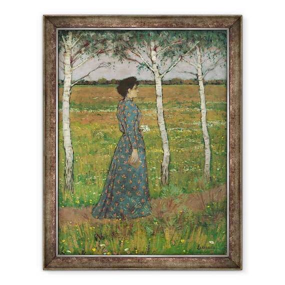 Tablou inramat - Otto Eckmann - Spring - - Roveli