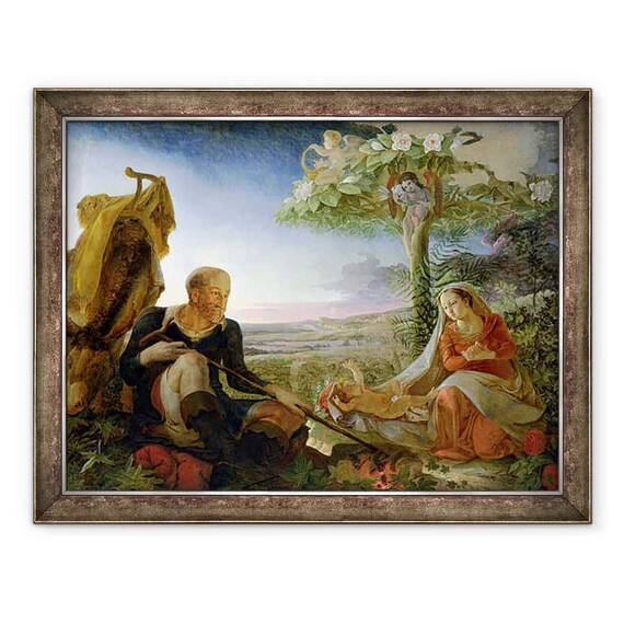 Tablou inramat - Philipp Otto Runge - Odihneste-te in zborul spre Egipt - - Roveli