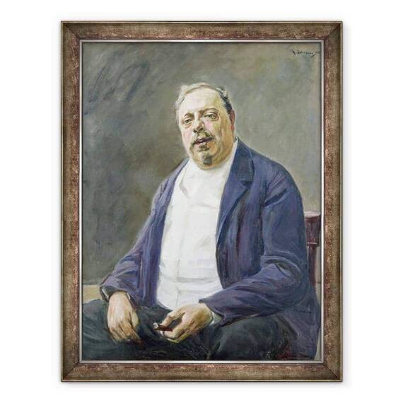 Tablou inramat - Max Liebermann - Baronul Alfred von Berger - - Roveli