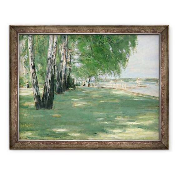 Tablou inramat - Max Liebermann - Gradina Artistului din Wannsee - - Roveli