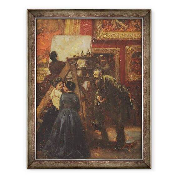 Tablou inramat - Adolph Friedrich Erdmann von Menzel - La Luvru - - Roveli