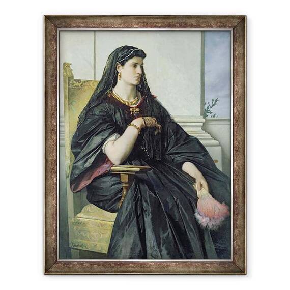 Tablou inramat - Anselm Feuerbach - Bianca Capello - - Roveli