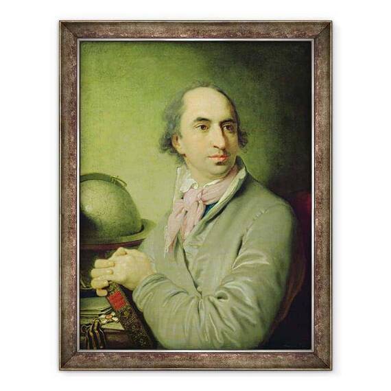 Tablou inramat - Vladimir Lukich Borovikovsky - Portretul lui Alexander Semenovitsch Chvostov 1753-1820 - - Roveli