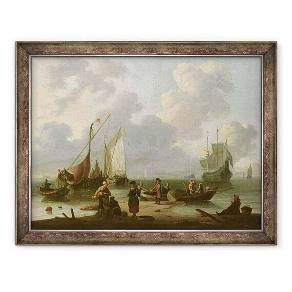 Tablou inramat - I Backhuysen, Ludolf - Peisaj marin - - Roveli