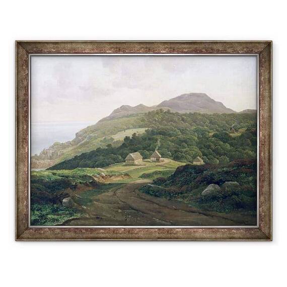 Tablou inramat - Christian Ernst Bernhard Morgenstern - Pe coasta suedeza - - Roveli