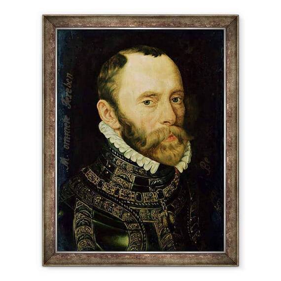 Tablou inramat - Adriaen Thomasz Key - Portret De Filips van Montmorency 1522-68 Conte De Hoorne - - Roveli