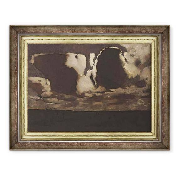 Tablou inramat - Georg-Hendrik Breitner - Lumina lunii - - Roveli