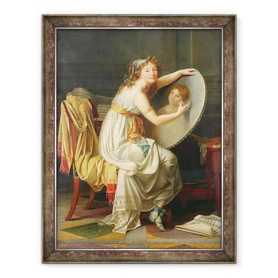 Tablou inramat - Jacques Louis David - Portretul lui Rose Adelaide Ducreux 1761-1802 - - Roveli