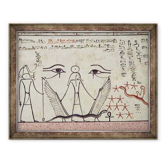 Tablou inramat - Egyptian 18th Dynasty - Cei doi ochi mistici - - Roveli