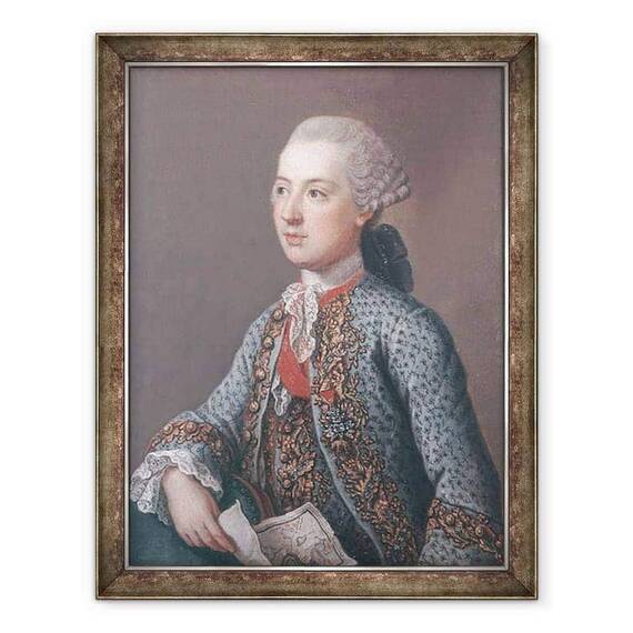 Tablou inramat - Jean-Etienne Liotard - Iosif al II-lea - - Roveli