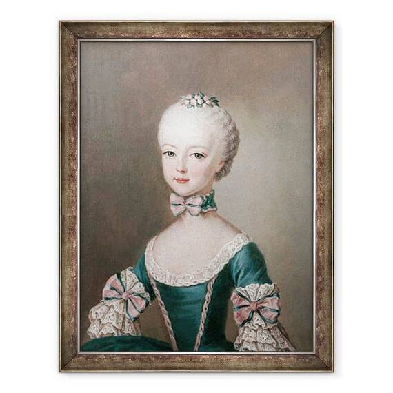 Tablou inramat - Jean-Etienne Liotard - Marie Antoinette - - Roveli