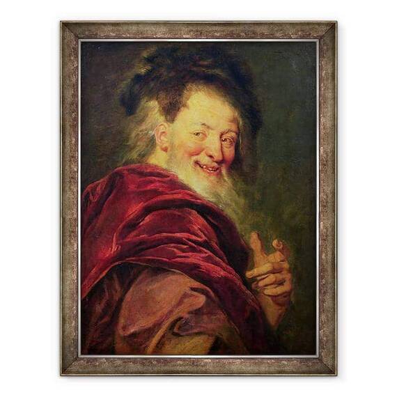Tablou inramat - Antoine Coypel - Democrit c.460-c.370 i.Hr. 1692 - - Roveli