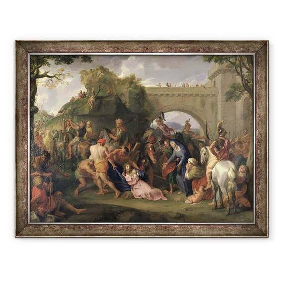 Tablou inramat - Charles Le Brun - Hristos Purtand Crucea - - Roveli