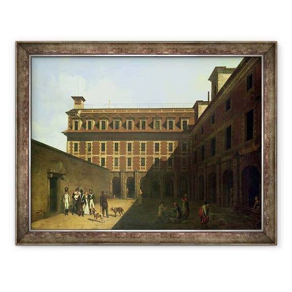 Tablou inramat - Louis Leopold Boilly - Prison des Madelonnettes - - Roveli