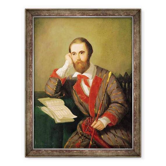 Tablou inramat - Louis Leopold Boilly - Portretul unui barbat - - Roveli