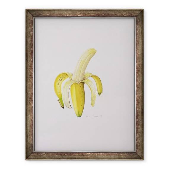 Tablou inramat - Alison Cooper - O banana pe jumatate decojita - - Roveli