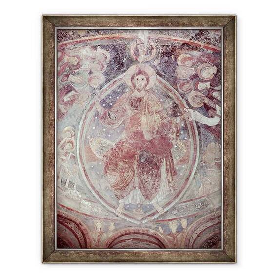 Tablou inramat - Scoala franceza - Hristos Pantocrator - - Roveli