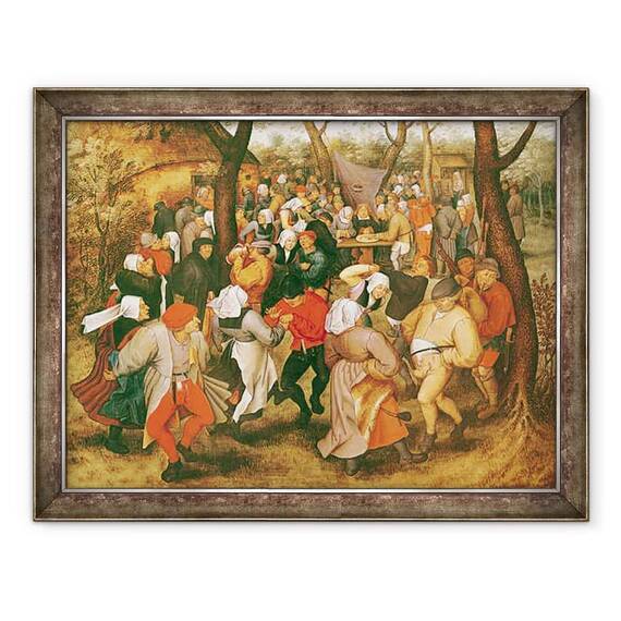 Tablou inramat - Pieter Brueghel the Younger - Dansul Nuntii - - Roveli