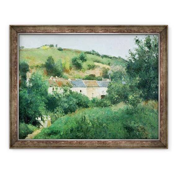 Tablou inramat - Camille Pissarro - Poteca din sat - - Roveli