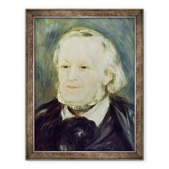 Tablou inramat - Pierre Auguste Renoir - Portretul lui Richard Wagner 1813-83 - - Roveli