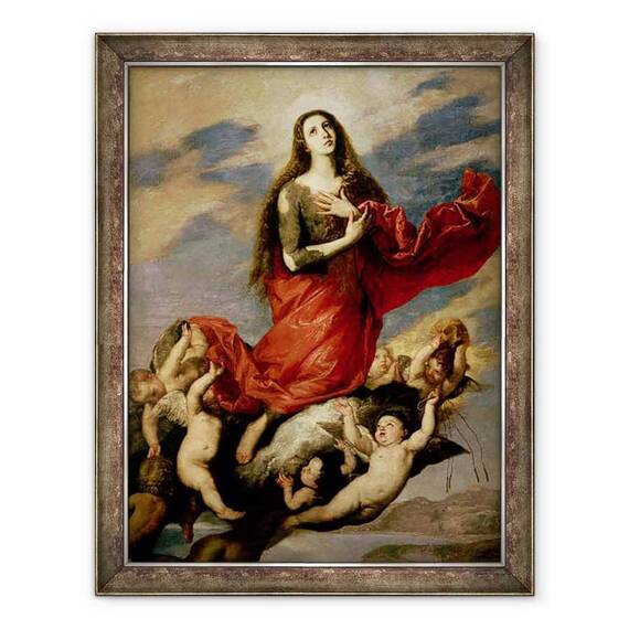 Tablou inramat - Jusepe de Ribera - Adormirea Maicii Domnului Magdalena - - Roveli