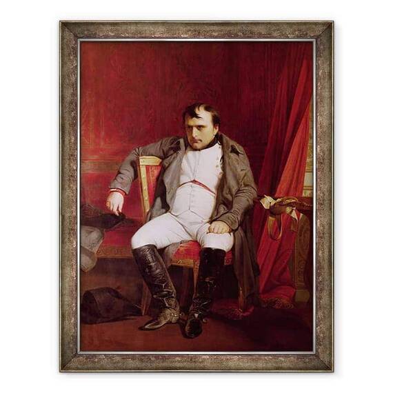Tablou inramat - Hippolyte Delaroche - Napoleon 1769-1821 dupa abdicarea sa - - Roveli
