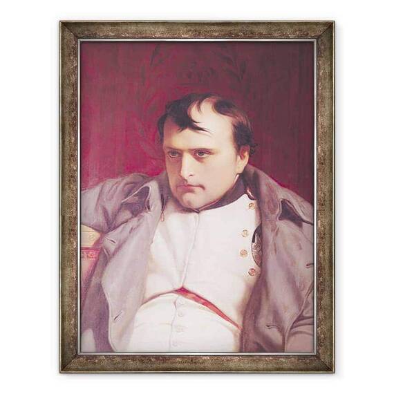 Tablou inramat - Hippolyte Delaroche - Napoleon 1769-1821 dupa abdicarea sa ulei pe panza - - Roveli