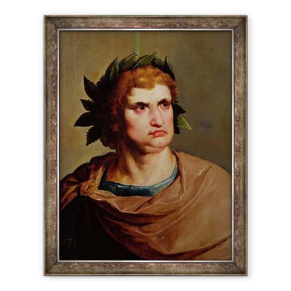 Tablou inramat - Pieter Fransz. de Grebber - imparatul Roman - - Roveli