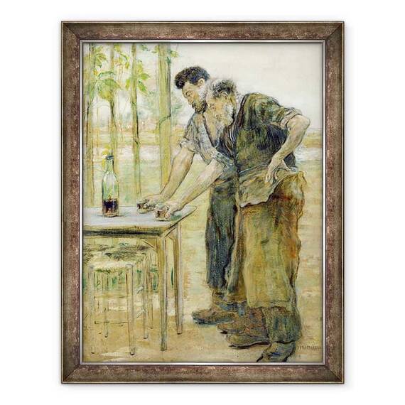 Tablou inramat - Jean Francois Raffaelli - Fierarii - - Roveli